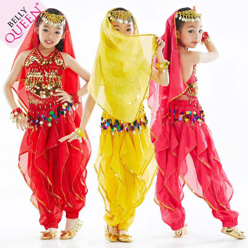 Dancewear Polyester Belly Dance Costumes For Children
